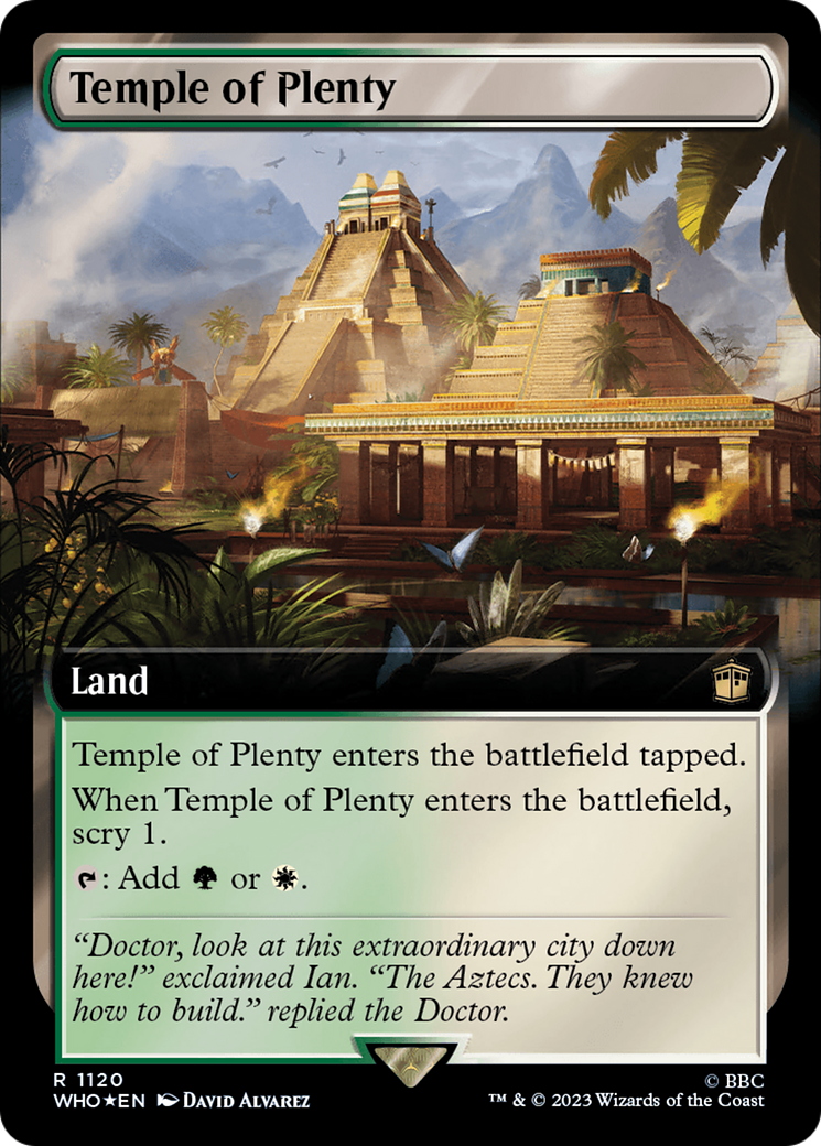 Temple of Plenty (WHO-1120) [Doctor Who]: (Extended Art) Foil
