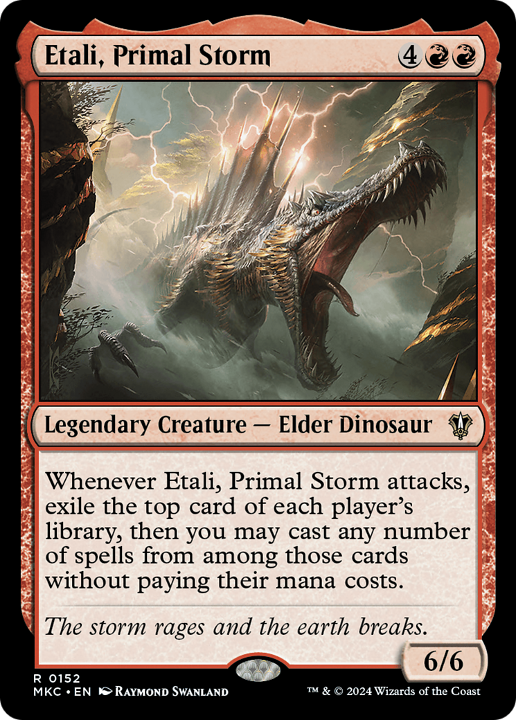 Etali, Primal Storm (MKC-152) [Murders at Karlov Manor Commander]