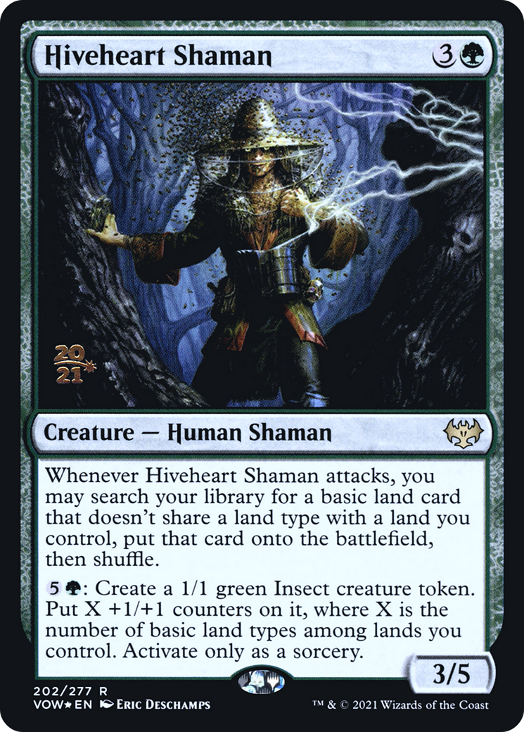Hiveheart Shaman (PRE-202S) [Innistrad: Crimson Vow Promos] Foil