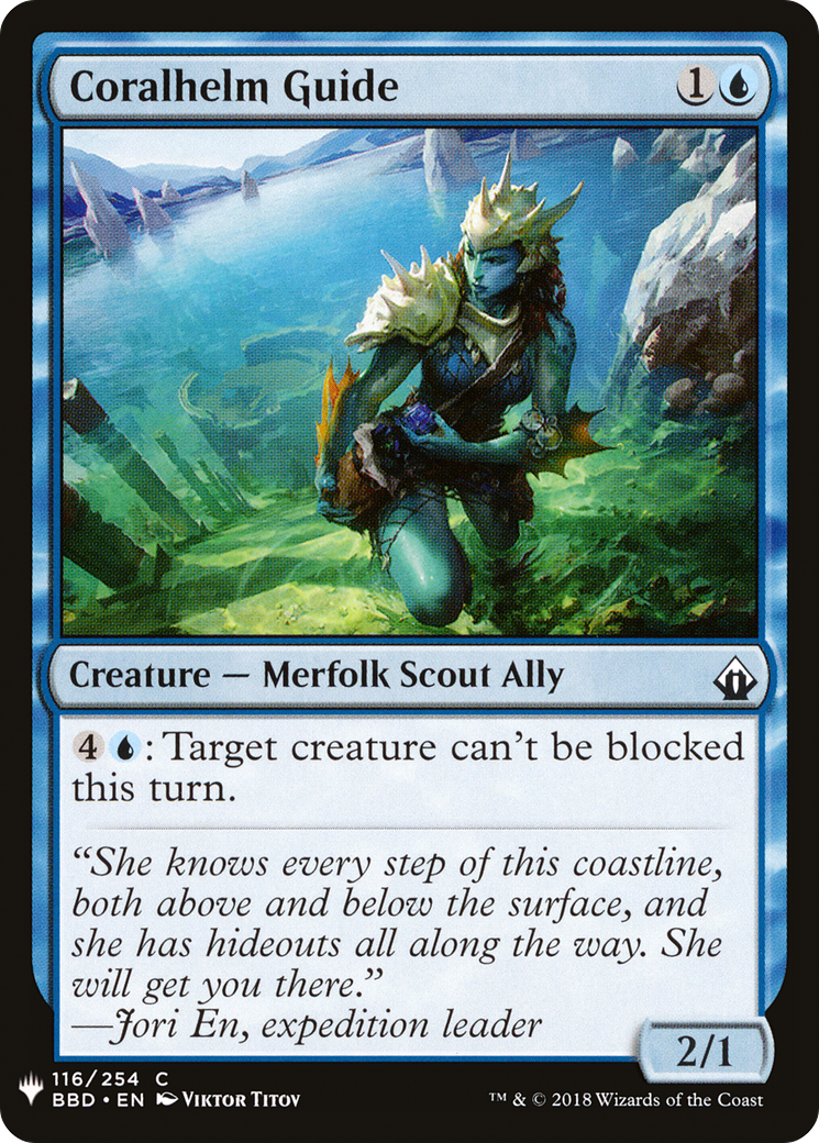 Coralhelm Guide (LIST-BBD-116) [The List]