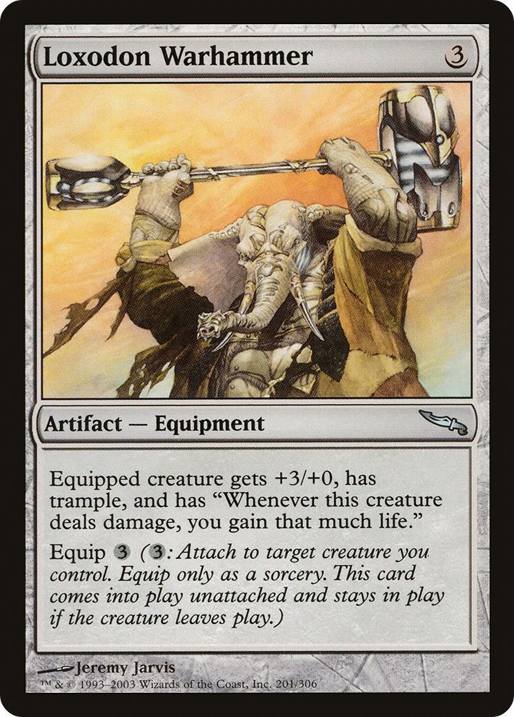 Loxodon Warhammer (MRD-201) [Mirrodin]