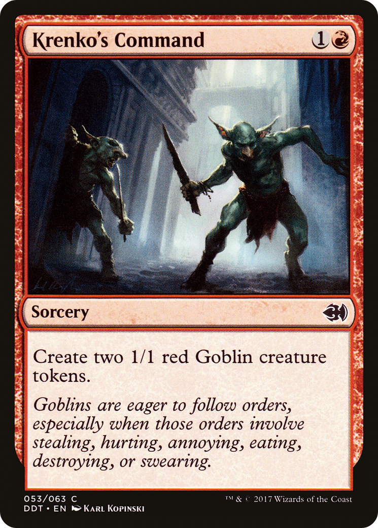 Krenko's Command (DDT-053) [Duel Decks: Merfolk vs. Goblins]
