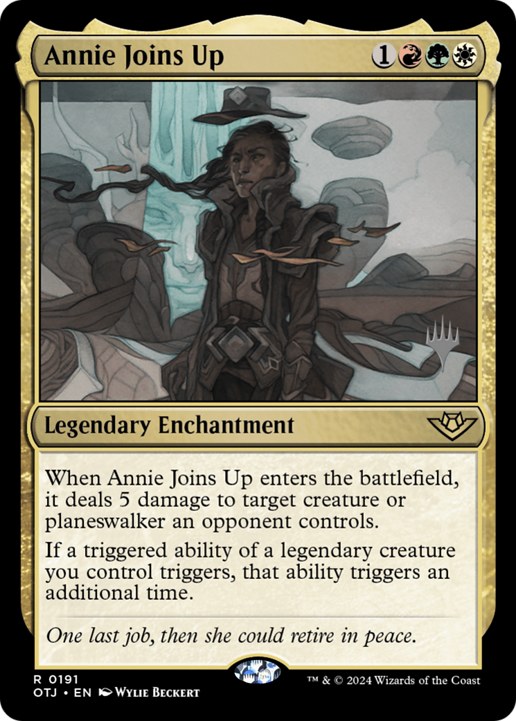 Annie Joins Up (PPOTJ-191) [Promo Pack: Outlaws of Thunder Junction Promos]