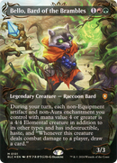 Bello, Bard of the Brambles (BLC-101) [Bloomburrow Commander] (Borderless) Foil