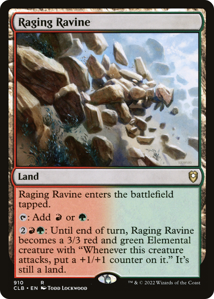 Raging Ravine (CLB-910) [Commander Legends: Battle for Baldur's Gate]