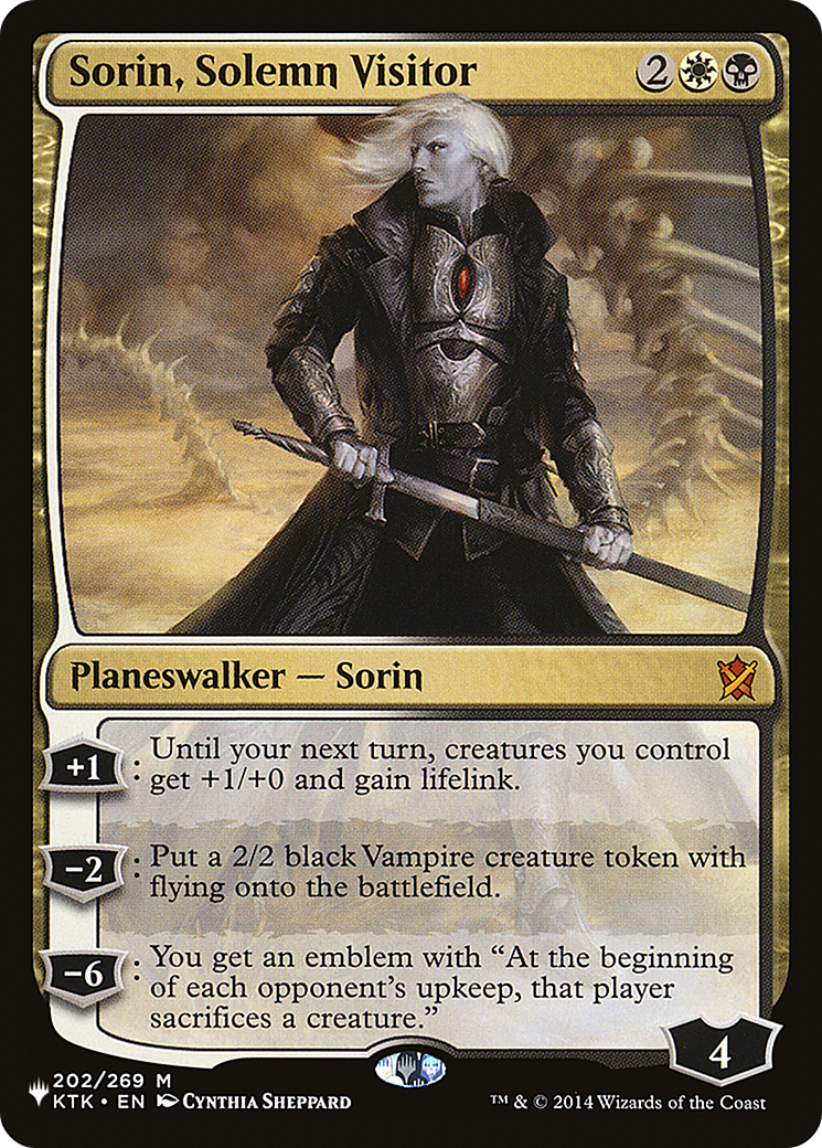 Sorin, Solemn Visitor (LIST-KTK-202) [The List]