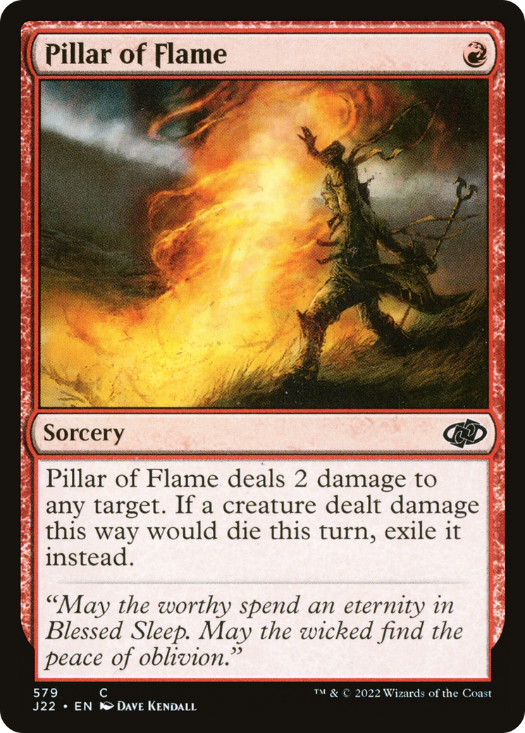 Pillar of Flame (J22-579) [Jumpstart 2022]