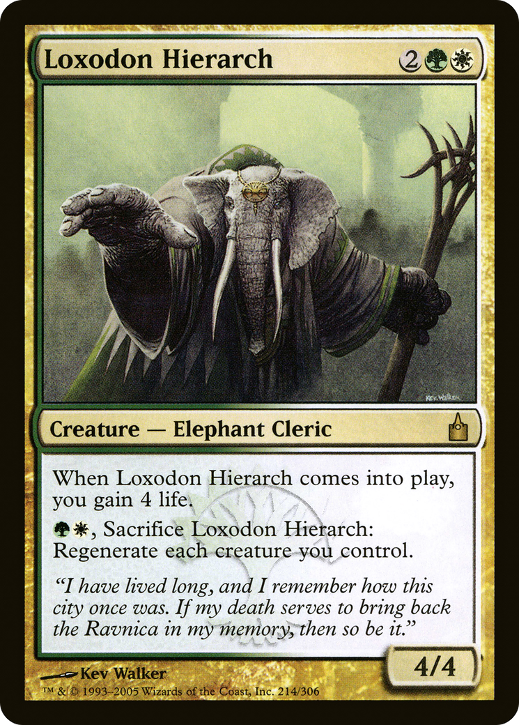 Loxodon Hierarch (RAV-214) [Ravnica: City of Guilds] Foil