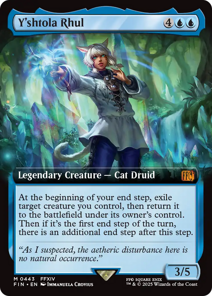 Y'shtola Rhul (Extended Art) (FIN-443) [FINAL FANTASY]: (Extended Art) Foil