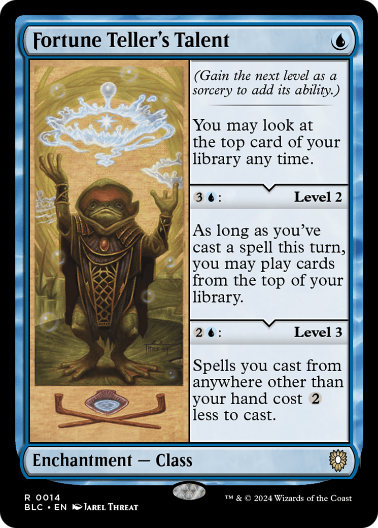 Fortune Teller's Talent (BLC-014) [Bloomburrow Commander]