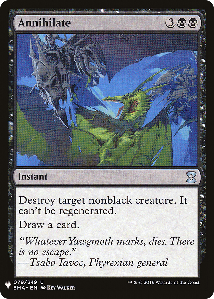 Annihilate (LIST-EMA-79) [The List]