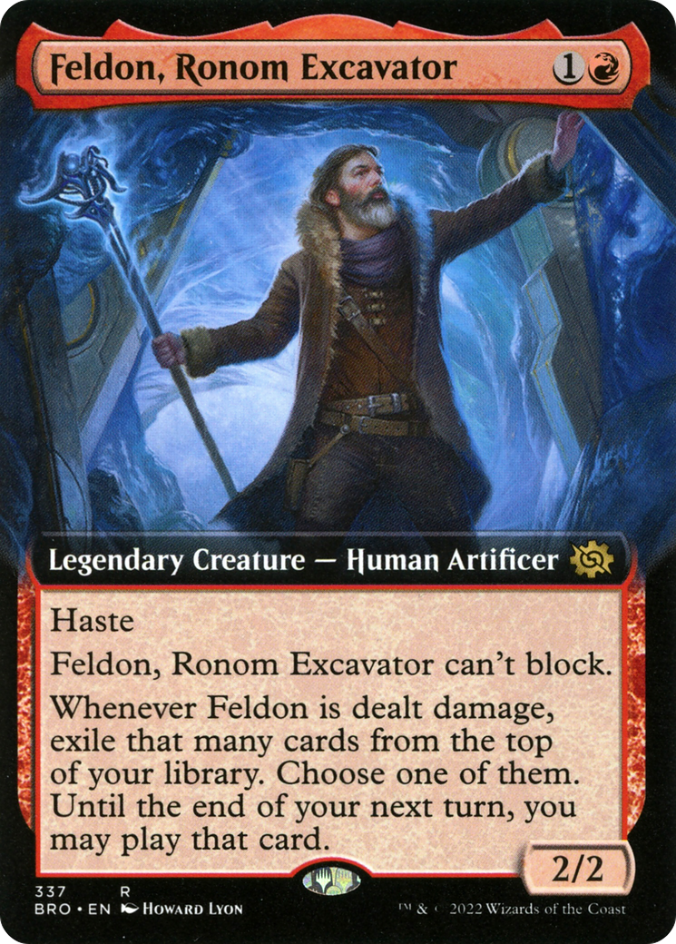 Feldon, Ronom Excavator (BRO-337) [The Brothers' War]: (Extended Art)