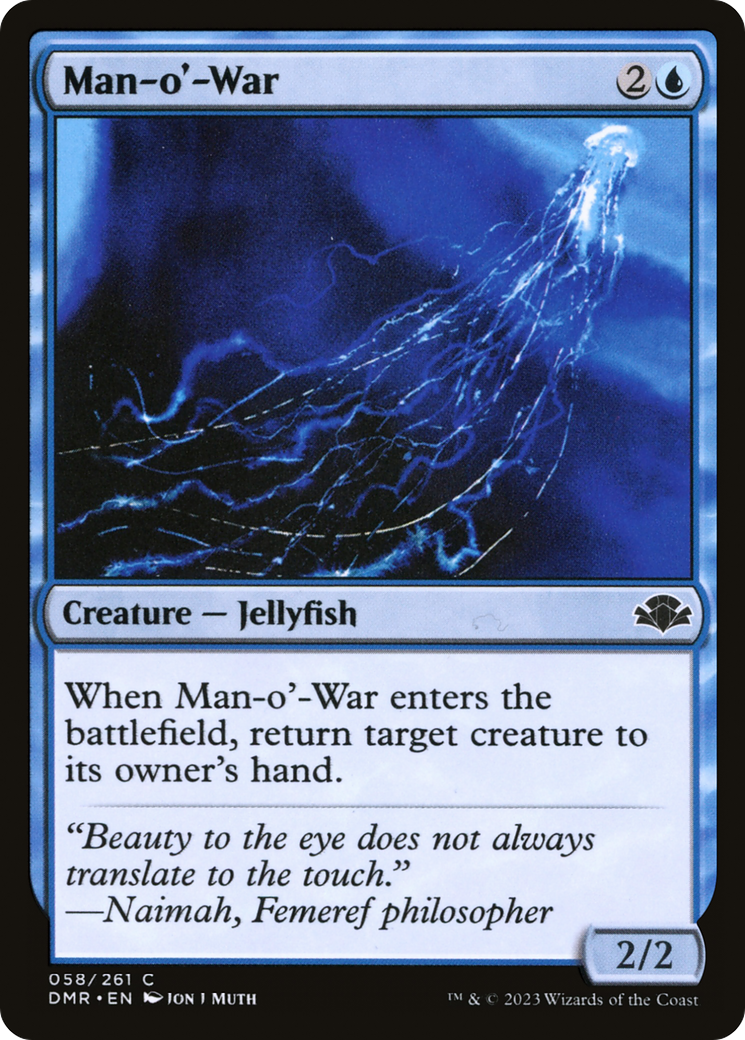 Man-o'-War (DMR-058) [Dominaria Remastered] Foil