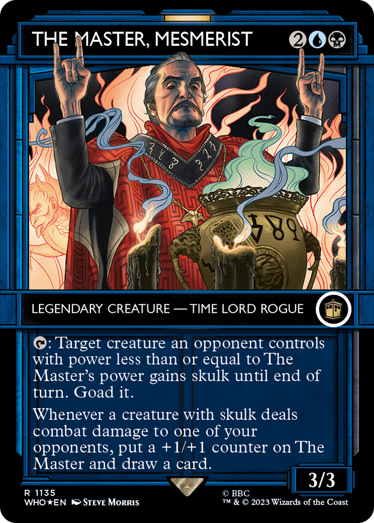 The Master, Mesmerist (WHO-1135) [Doctor Who]: (Showcase) (Borderless) Foil