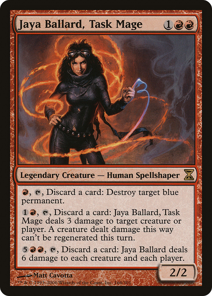 Jaya Ballard, Task Mage (TSP-166) [Time Spiral]
