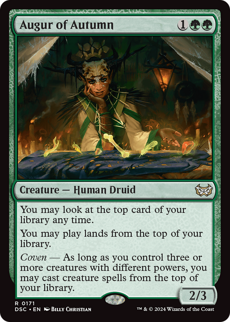 Augur of Autumn (DSC-171) [Duskmourn: House of Horror Commander]