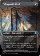Whispersilk Cloak (LCC-119) [The Lost Caverns of Ixalan Commander] (Borderless) Foil