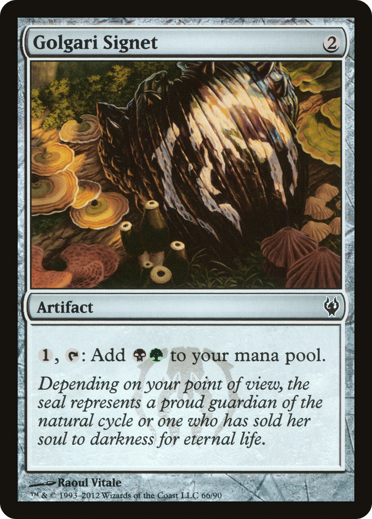 Golgari Signet (DDJ-066) [Duel Decks: Izzet vs. Golgari]