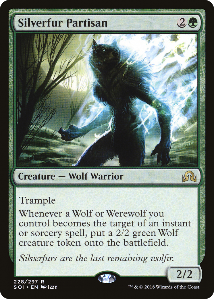 Silverfur Partisan (SOI-228) [Shadows over Innistrad]