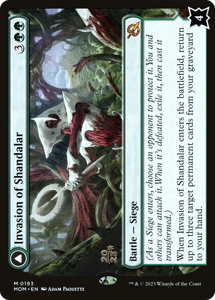 Invasion of Shandalar (PRE-193) [March of the Machine Promos] Foil