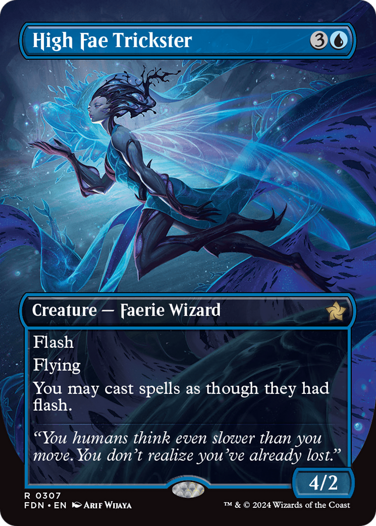 High Fae Trickster (FDN-307) [Foundations] (Borderless)