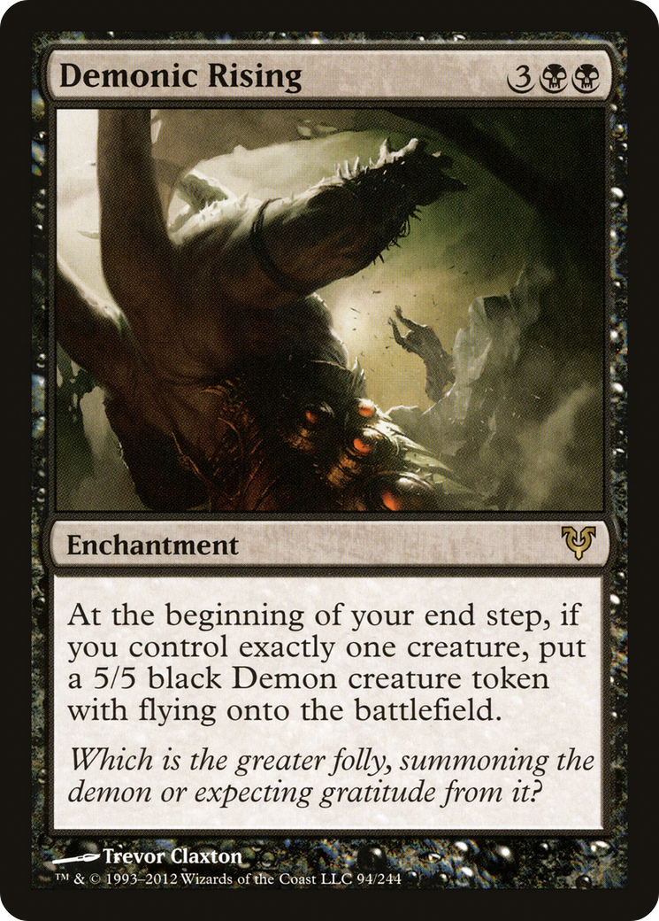 Demonic Rising (AVR-094) [Avacyn Restored]