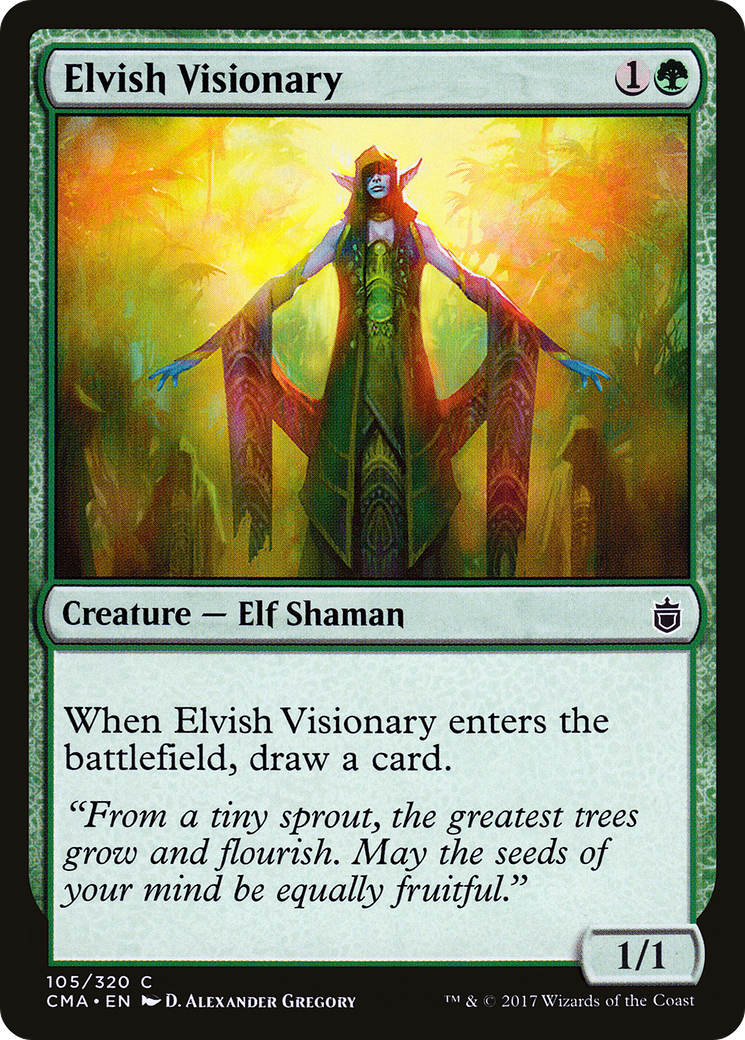 Elvish Visionary (CMA-105) [Commander Anthology]