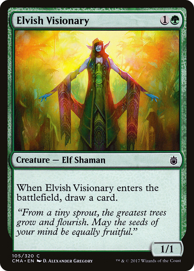Elvish Visionary (CMA-105) [Commander Anthology]