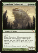 Craterhoof Behemoth (AVR-172) [Avacyn Restored] Foil