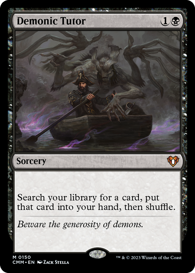 Demonic Tutor (CMM-150) [Commander Masters] Foil