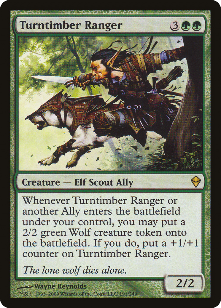 Turntimber Ranger (ZEN-191) [Zendikar] Foil