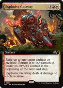 Explosive Getaway (DFT-390) [Aetherdrift]: (Extended Art)