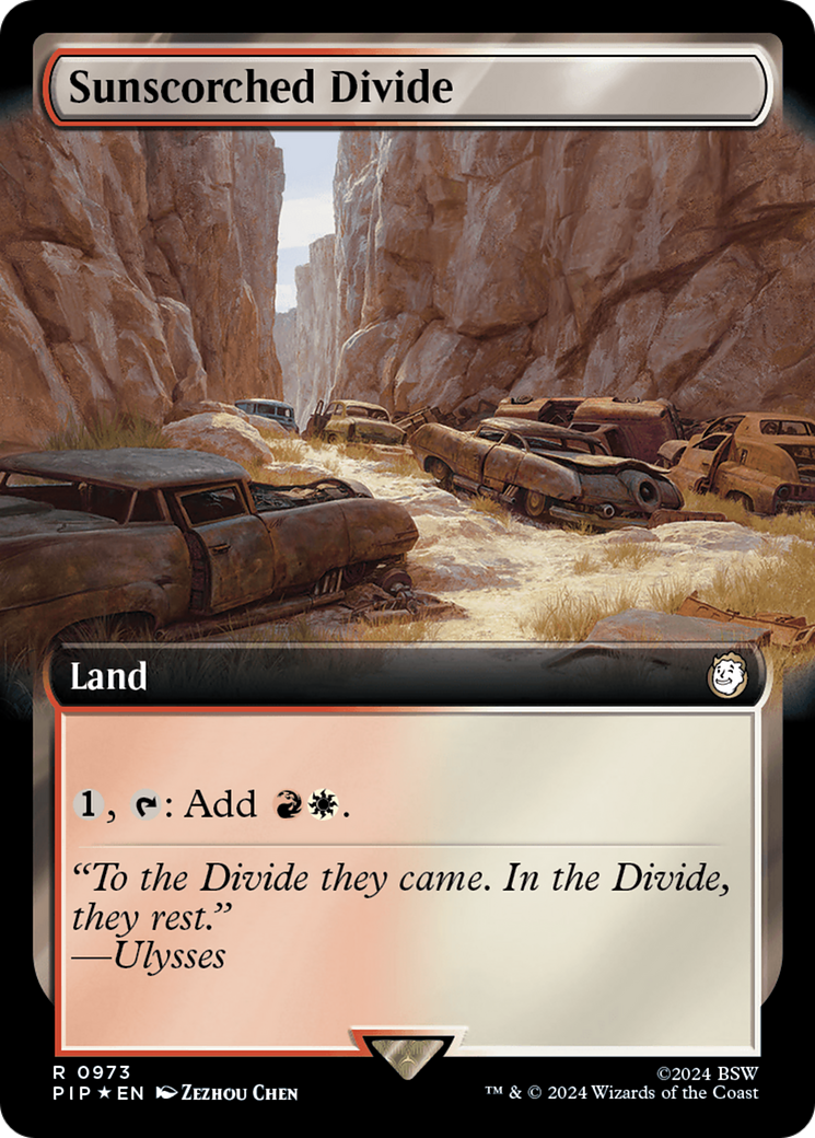 Sunscorched Divide (PIP-973) [Fallout]: (Extended Art) Foil