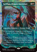 Sarkhan, Dragon Ascendant (TDM-413) [Tarkir: Dragonstorm]: (Showcase) (Borderless) Foil