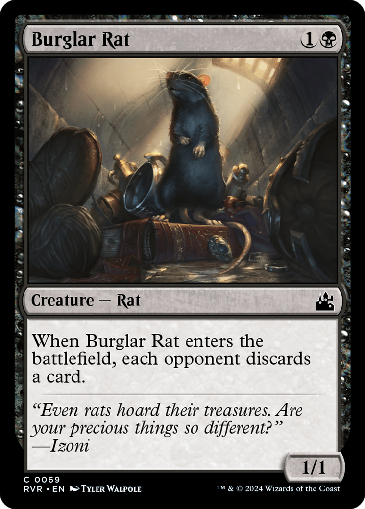 Burglar Rat (RVR-069) [Ravnica Remastered]
