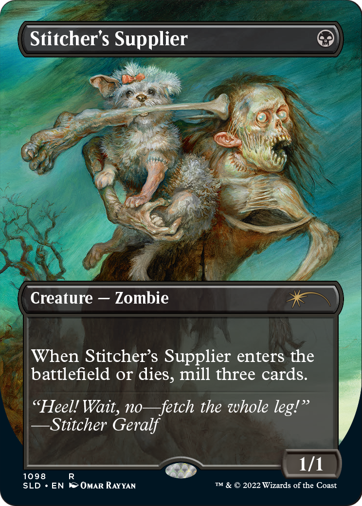 Stitcher's Supplier (Borderless) (SLD-1098) (Borderless) [Secret Lair Drop]