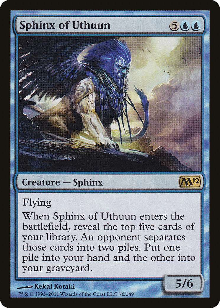 Sphinx of Uthuun (M12-076) [Magic 2012]