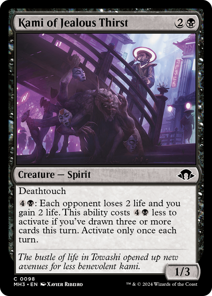 Kami of Jealous Thirst (MH3-098) [Modern Horizons 3]