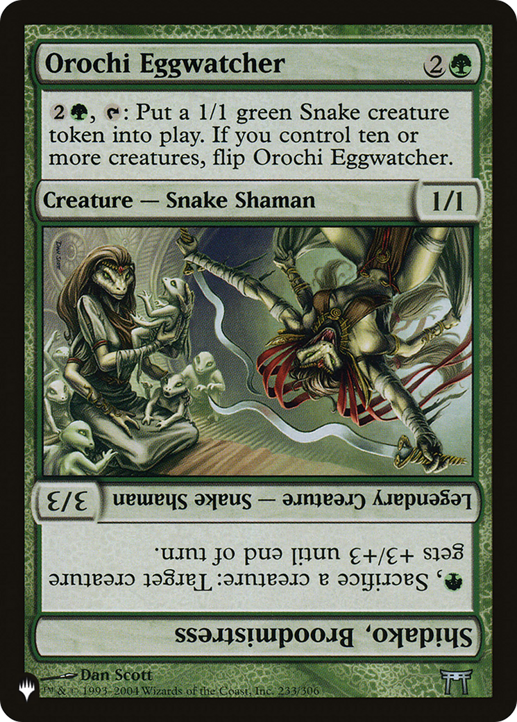 Orochi Eggwatcher // Shidako, Broodmistress (LIST-CHK-233) [The List]