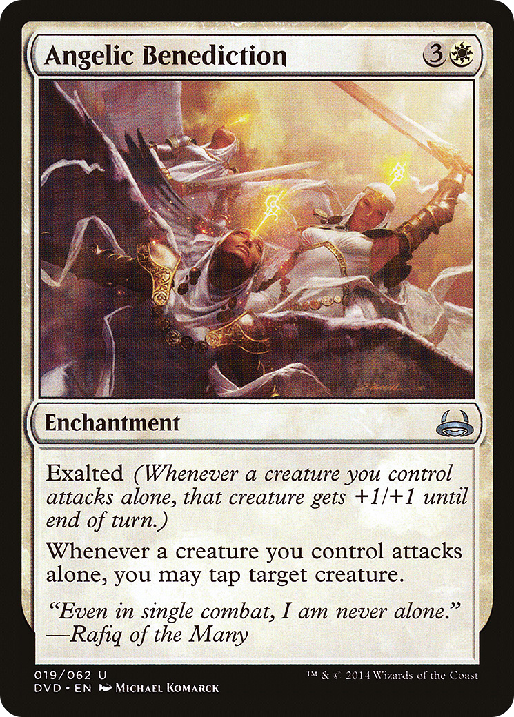 Angelic Benediction (DD3-019) [Duel Decks Anthology: Divine vs. Demonic]