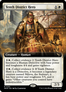 Tenth District Hero (MKM-391) [Murders at Karlov Manor]: (Extended Art) Foil