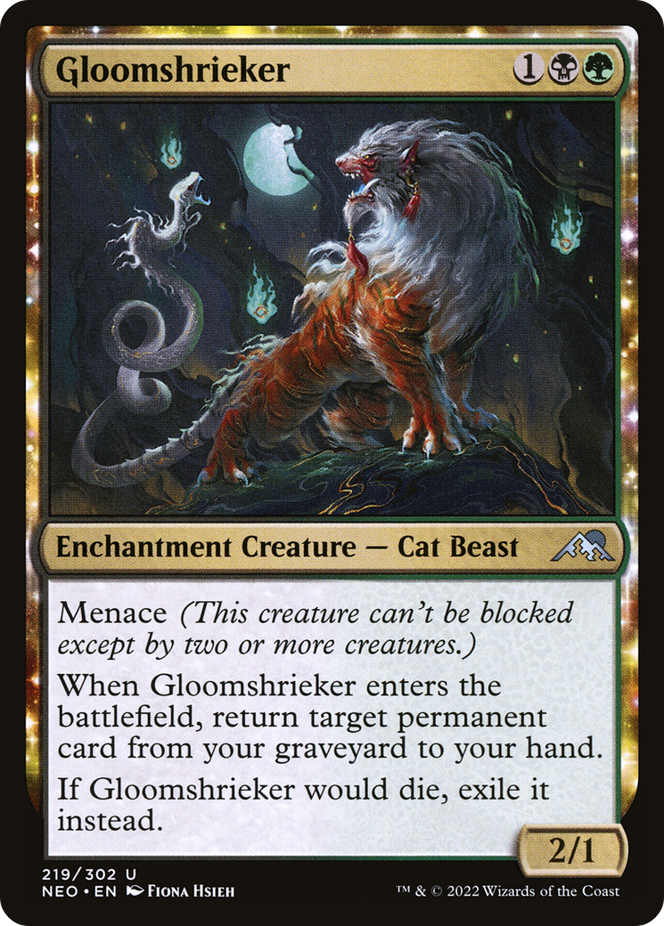 Gloomshrieker (NEO-219) [Kamigawa: Neon Dynasty] Foil