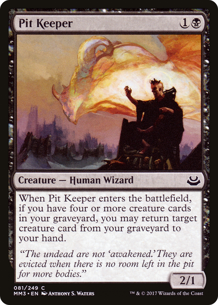 Pit Keeper (MM3-081) [Modern Masters 2017]