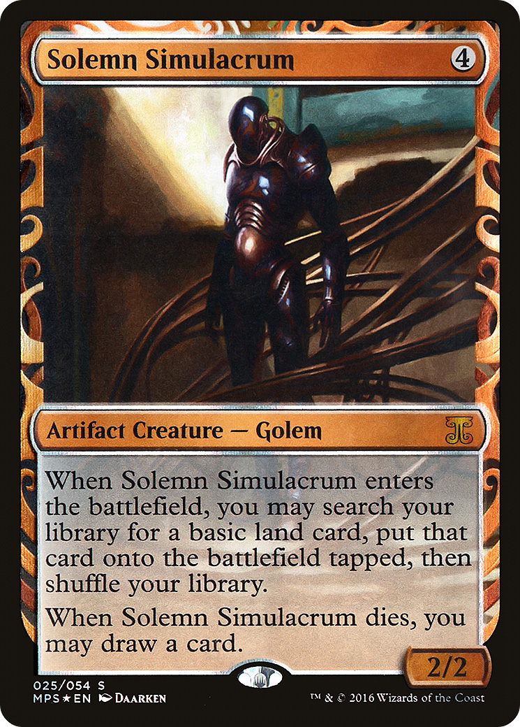 Solemn Simulacrum (MPS-025) [Kaladesh Inventions] Foil
