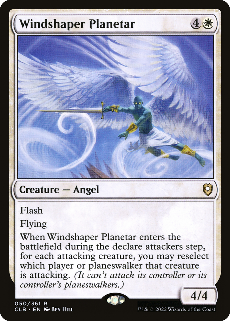 Windshaper Planetar (CLB-050) [Commander Legends: Battle for Baldur's Gate]