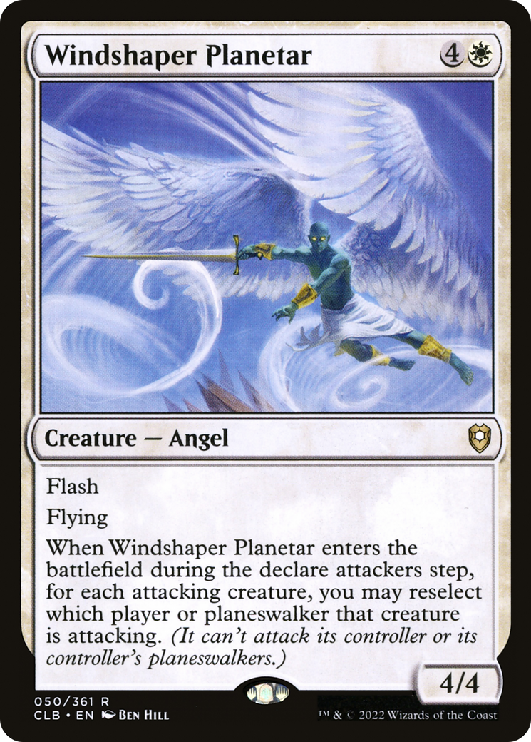 Windshaper Planetar (CLB-050) [Commander Legends: Battle for Baldur's Gate] Foil