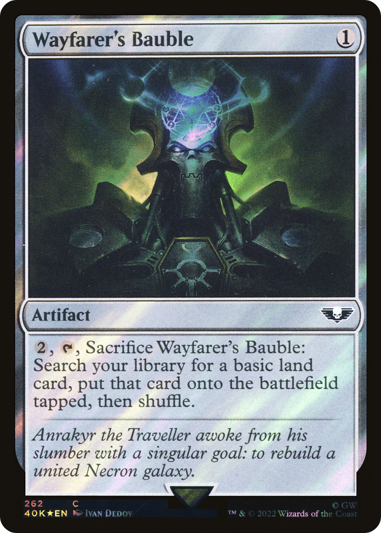 Wayfarer's Bauble (40K-262) (Surge Foil) [Warhammer 40,000 Commander] Foil