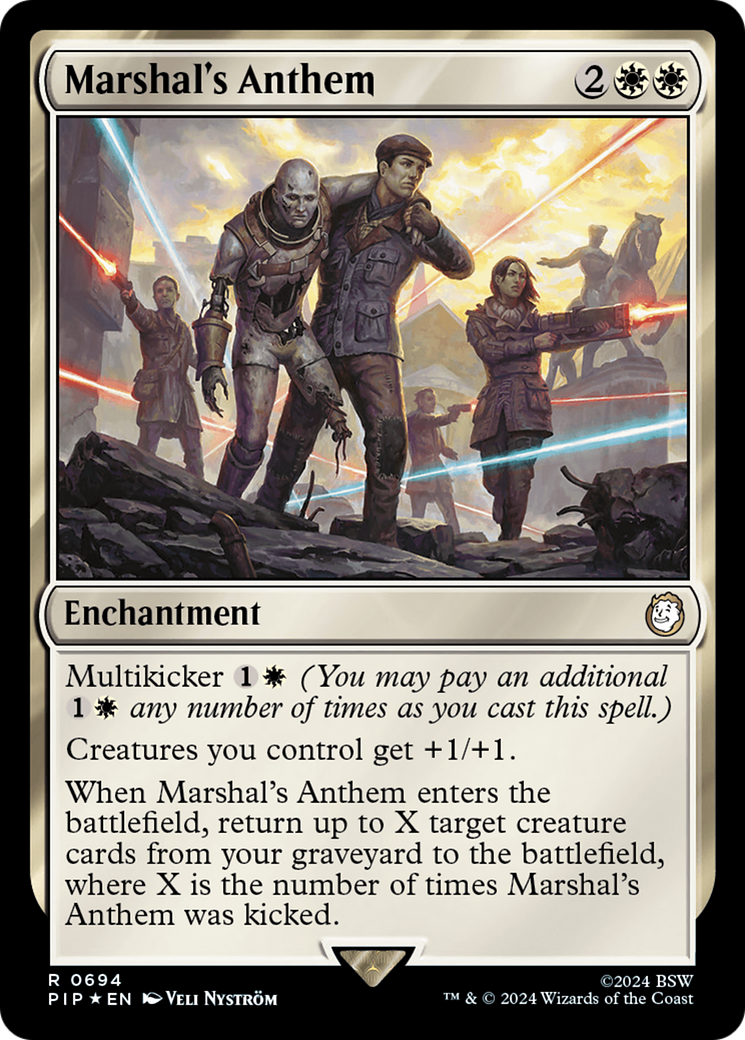 Marshal's Anthem (PIP-694) [Fallout]: (Extended Art) Foil
