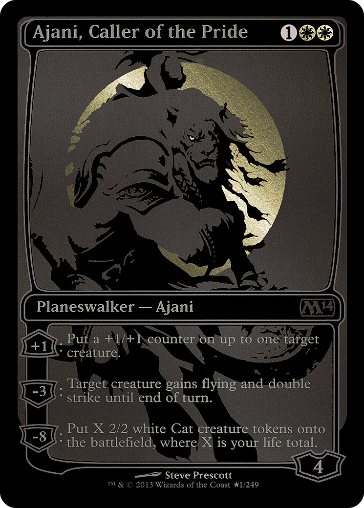 Ajani, Caller of the Pride (SDCC 2013 Exclusive) (MEDIA-01★) [San Diego Comic-Con 2013] Foil