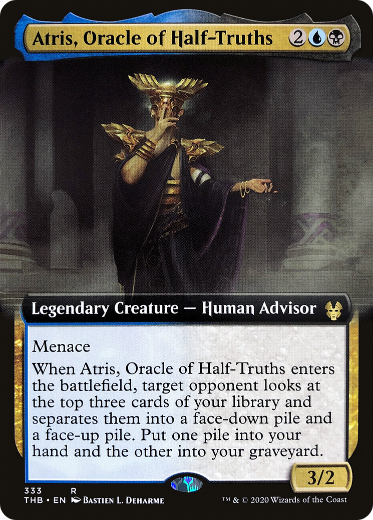 Atris, Oracle of Half-Truths (Extended Art) (THB-333) [Theros Beyond Death]